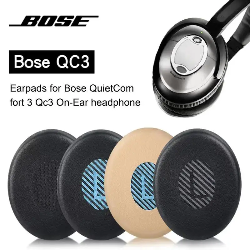 Da Nút Tai Nghe Bằng Tai Thay Thế Miếng Lót Đệm Mút Mềm Mại Earcups Cho Loa Bose Êm Thoải Mái 3 QC3 & Trên-Tai OE1 tai Nghe