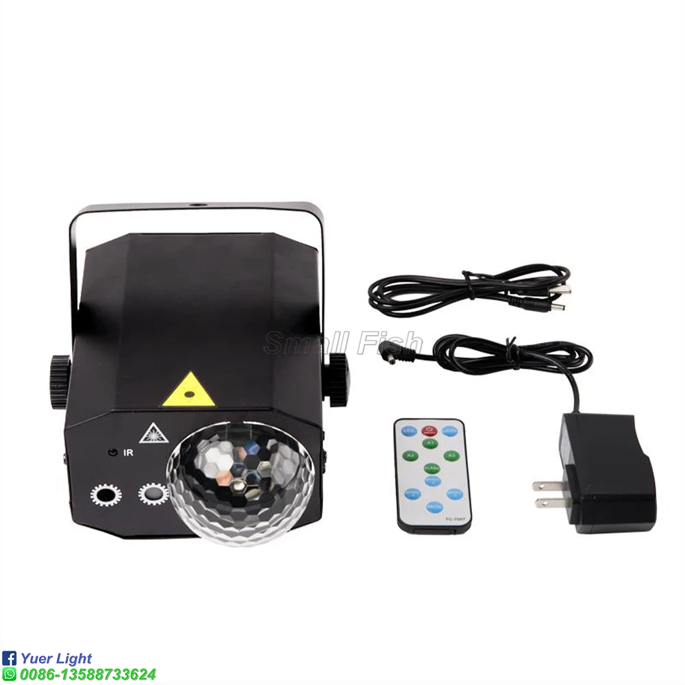 RG Laser Magic Ball Charging Laser Light 3X3W LED RGB Effect Lights Stage Patterns Effect Projector For DJ Disco Wedding Party