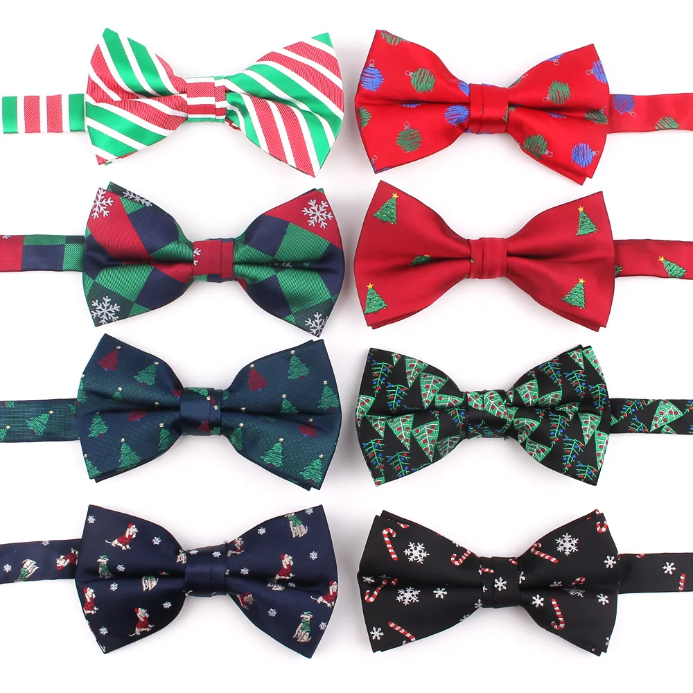 New Christmas Bow tie Casual Shirts Bow ties For Men Women Bow knot Adult Jacquard Bow Ties Cravats Party Bowties For Gifts