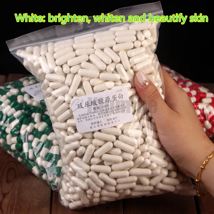 

1000capsules Collagen Hyaluronic Acid Crystal Jelly Mask Eye Mask Capsule Beauty Salon Water Supplement