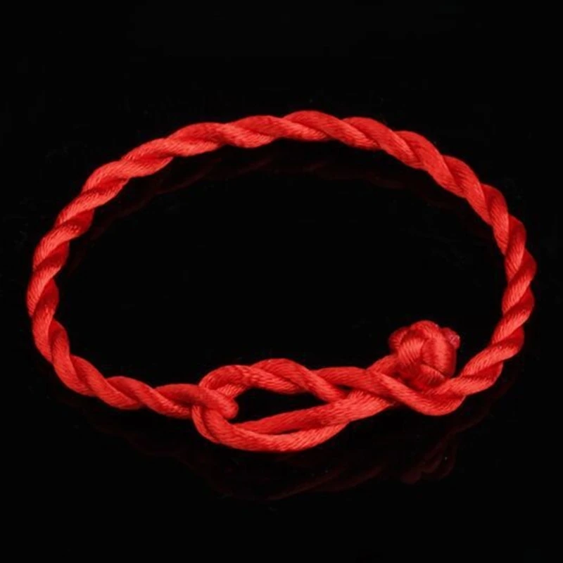 Wholesale 30pc/lot Cute Girls Good Luck Red String Bracelets Handmade Cord Lucky Couple Friendship Jewelry Party Gift