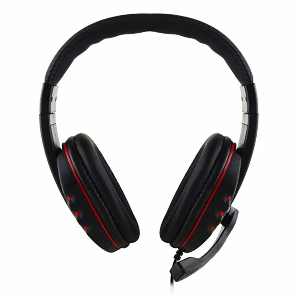 Headphones 3.5mm Wired Gaming Headset Earphones Music For PS4 Play Station 4 Game PC Chat computer With Microphone