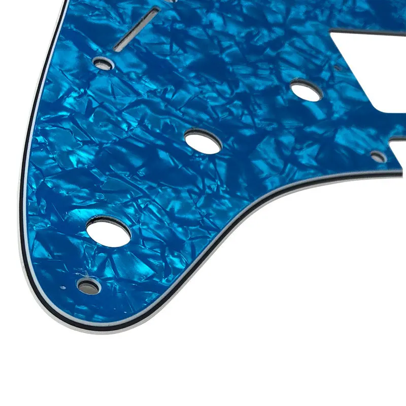 Xinyue Guitar Parts - For US 57\' 8 Mounting Screw Hole Standard St HSS Strat Guitar Pickguard Multiple Colour