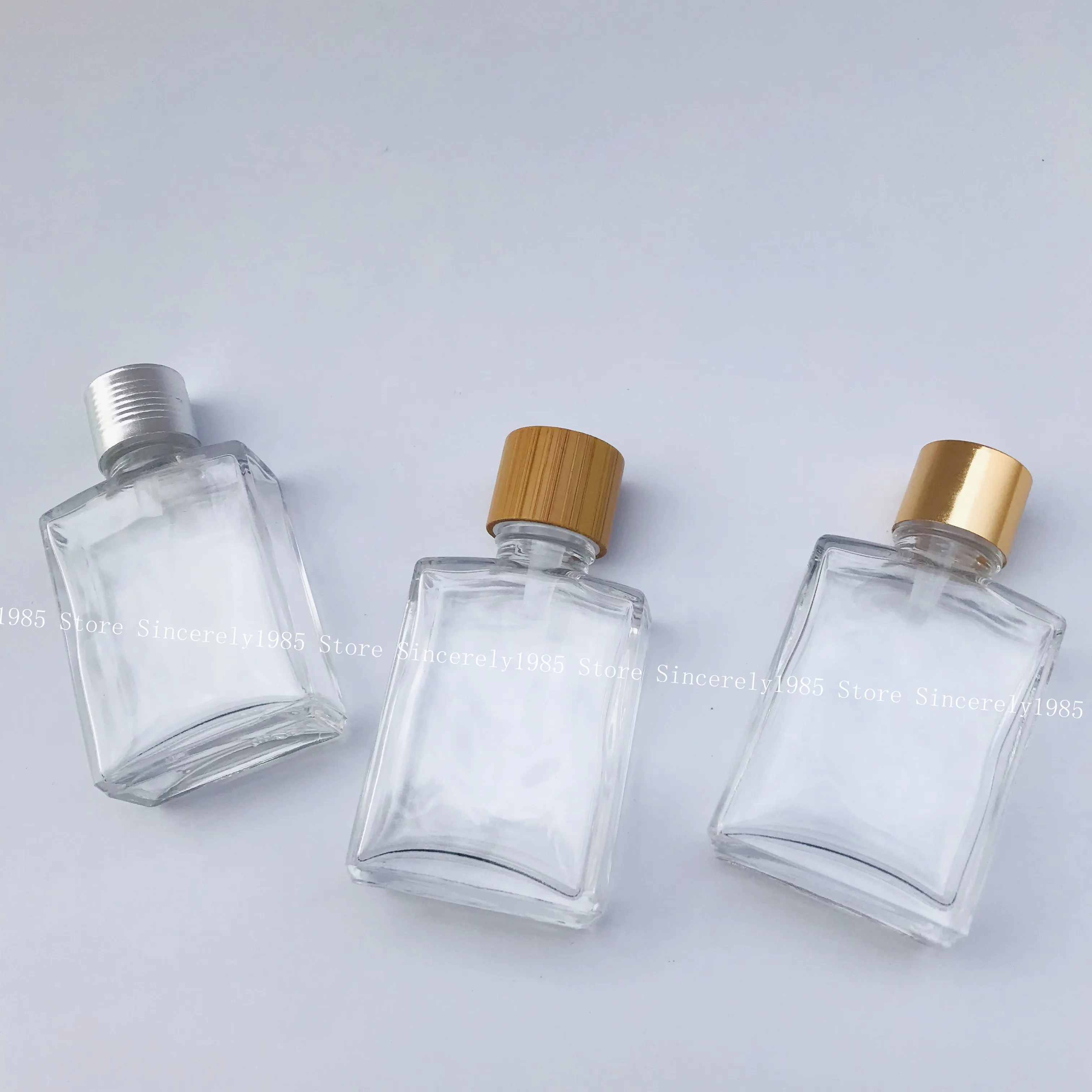 5X 10X 30ml Flat Transparent Glass Essential Oil Drop Bottle Aroma Diffuser For Massage Oil Pipette Bottle Refillable