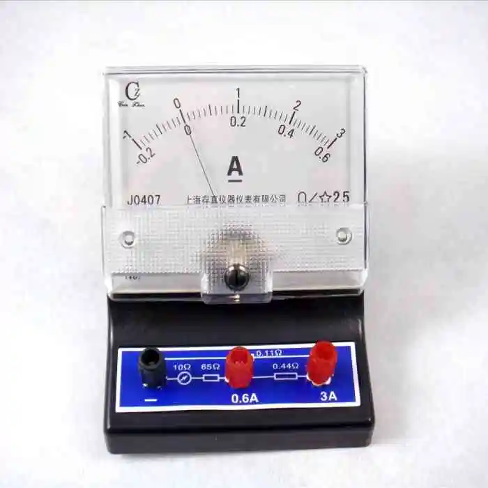 

0407 ammeter dual-range physical electrical experiments teaching aids