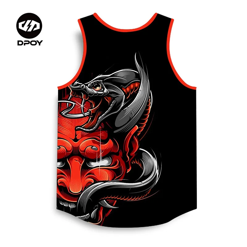 dpoy original design basketball vest loose and breathable men's art cool sweatshirt artistic creativity high street style