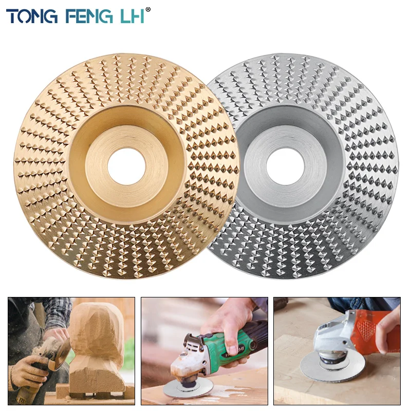 

98mm Tungsten Carbide Disc Wood Sandpaper Engraving Tools Grinding Wheel Angle Grinder Tools Power Tool Accessories