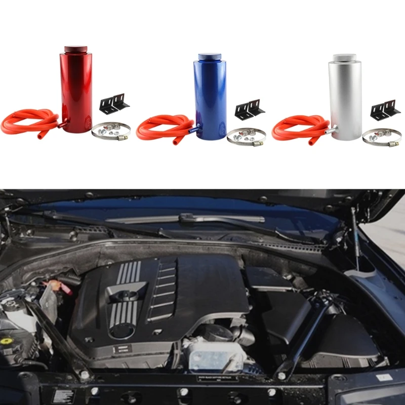 2021 New Universal Car Radiator Coolant Tank 800ml Coolant Expansion Tank Overflow Oil Catch Tank Cooling Catch Bottle Reservoir