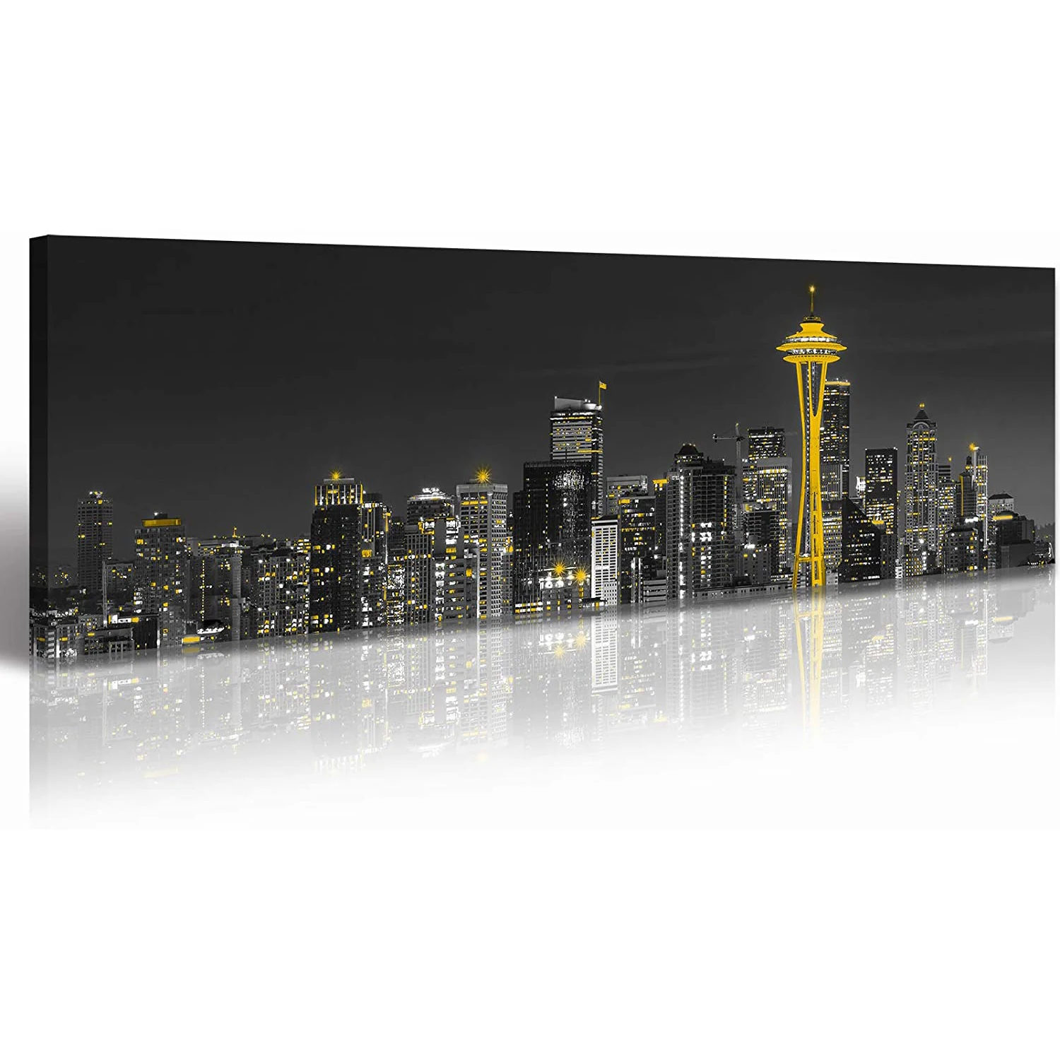 Unframed San Francisco Dallas Skyline New York City Posters Home Decor Decorative Prints Canvas Wall Art Paintings Pictures