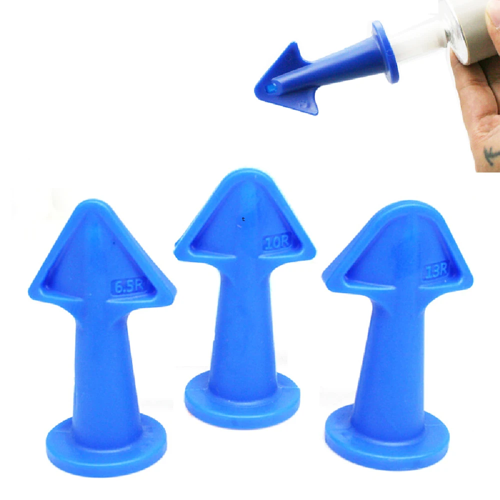 1pc or 3pcs Silicone Caulking Finisher Glue Nozzle replacement Caulking Grouting Sealant Tool Set