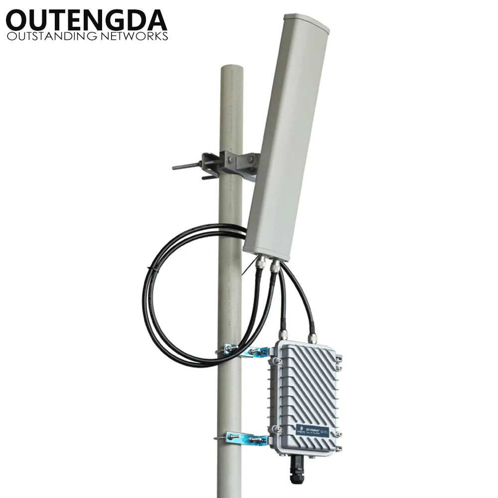 2.4GHz 300Mbs Long Range 400meters Wireless Router Outdoor AP WiFi Hotspot Base Station Transmitter Extender with 14dbi ANT