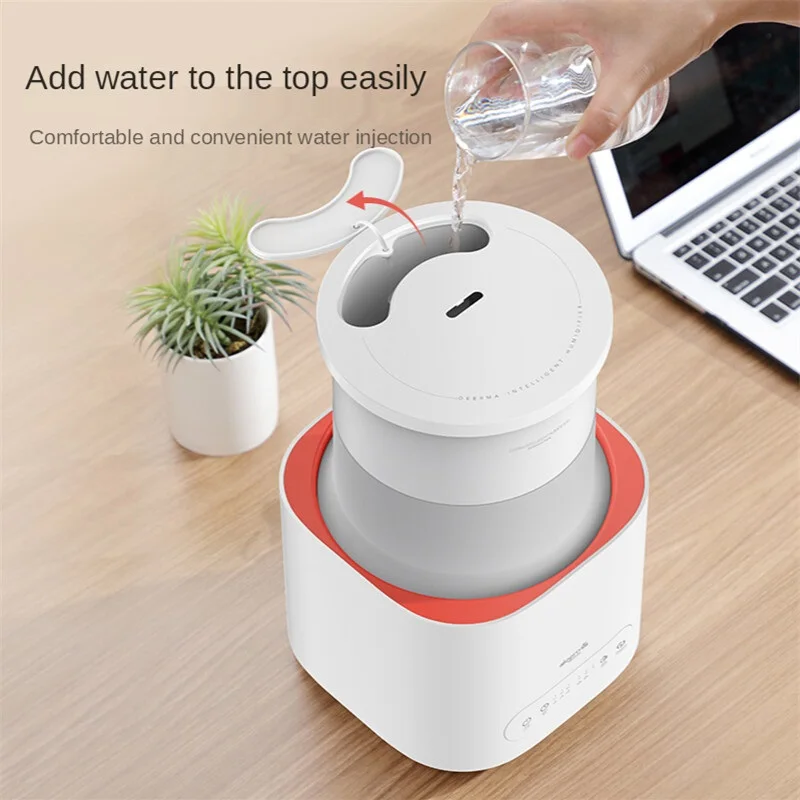Складной увлажнитель воздуха Deerma, освежитель с большой емкостью 3 л, умный аромадиффузор с Постоянной влажностью, для спальни