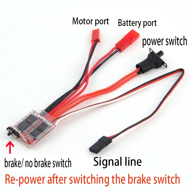 1/10 20A geborsteld ESC Lier Schakelaar Controller voor RC Auto 1/10 JEEP Axiale CC01 Traxxas RC4WD SCX10 AX10 Tamiya Rock crawler