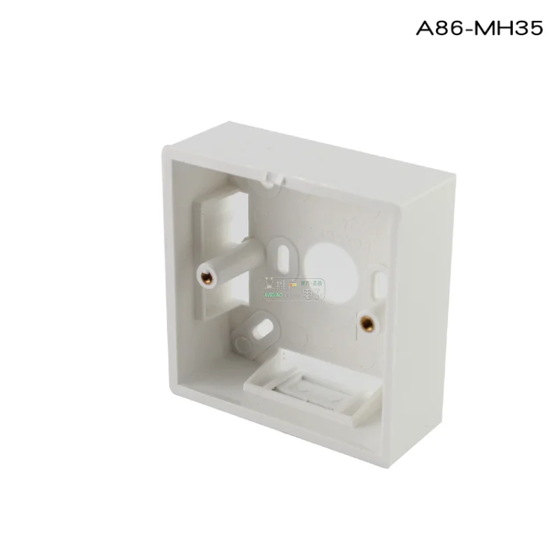 1Pcs 86 panel strong and weak electricity multimedia bottom box metal cassette embedded installation in the wall A86-AH40