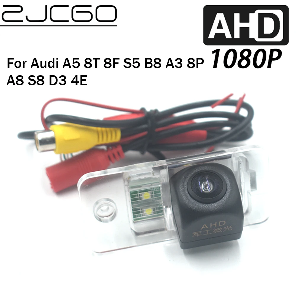 

ZJCGO Car Rear View Reverse Backup Parking AHD 1920*1080P Camera for Audi A5 8T 8F S5 B8 A3 8P A8 S8 D3 4E