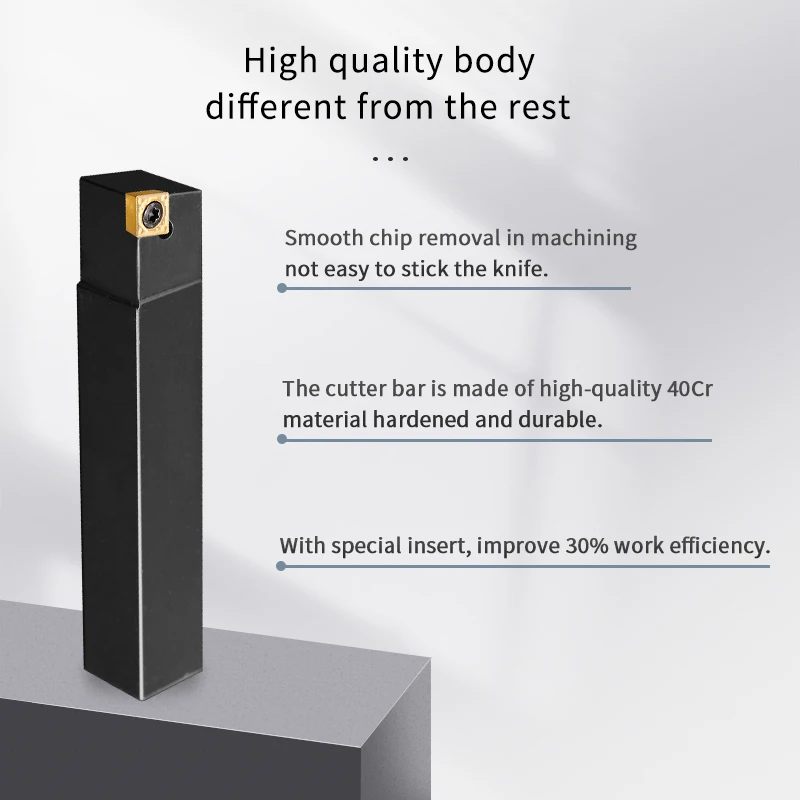 SCACR1010K09/SCACR1919K09 CNC machining turning tools, external turning tools and CCMT09 carbide inserts