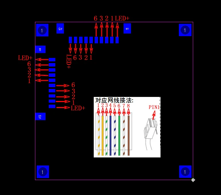 Module de commutateur à 8 ports 100M 38*38MM, résistance à la température de qualité industrielle, Module séparateur intégré SU38-MINI8P