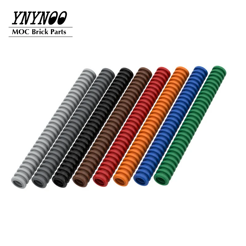 5Pcs/lot High-Tech Tubes 78c11 Hose, Ribbed 7mm D. 11L MOC 78c17 71944 60501 22900 71986 78c04 78c07 Bellows Blocks Parts Toys