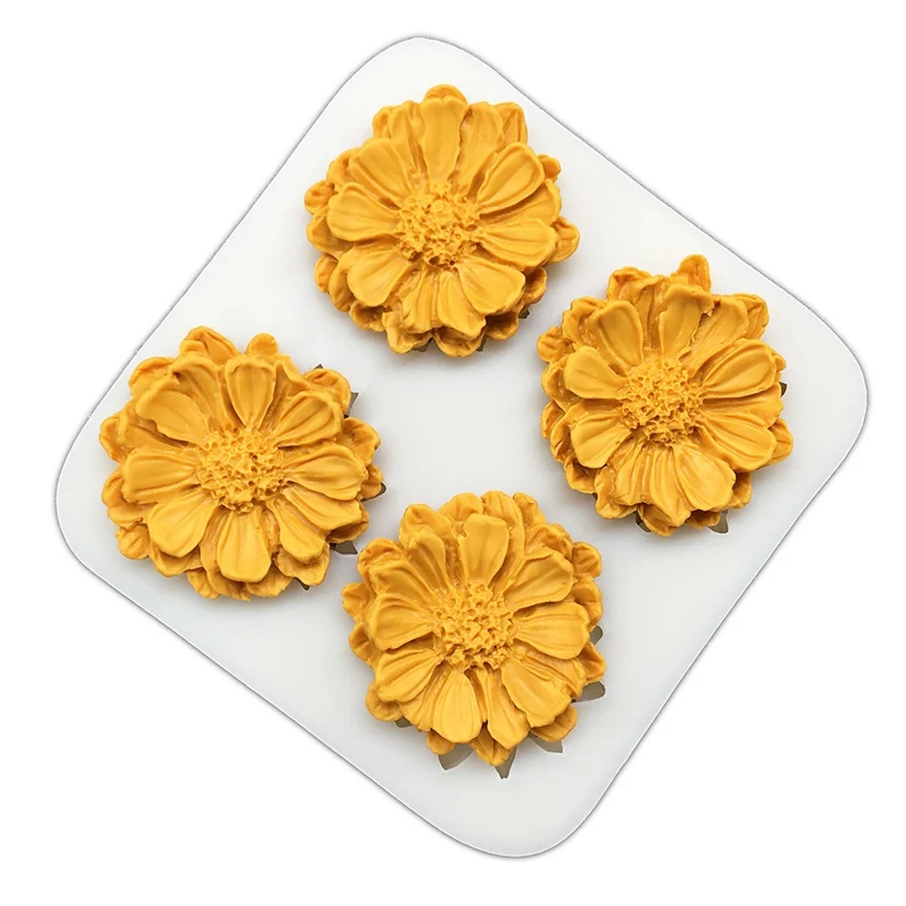 Daisy Silicone Sugarcraft Mold Cupcake Chocolate Baking Mold Fondant Cake Decorating Tools