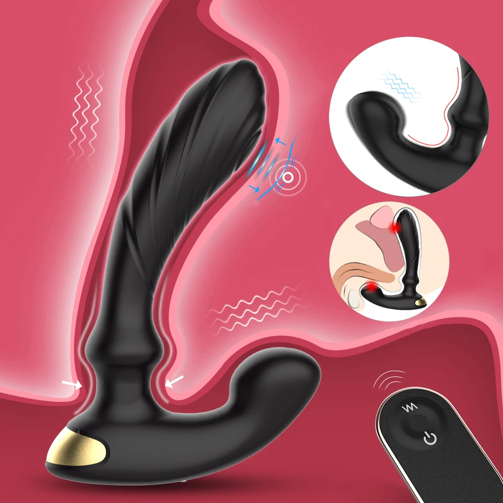 9 Frequency Male Prostate Massager Vibrator Anal Butt Plug Remote Control Vibrators Enhance Sexual Pleasure Sex Toys for Women