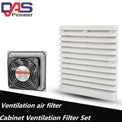 Double Ball Bearing Fan Ventilation Filter Set Grille Louvers Blower Exhaust Ventilation System Fan Filter With Fan