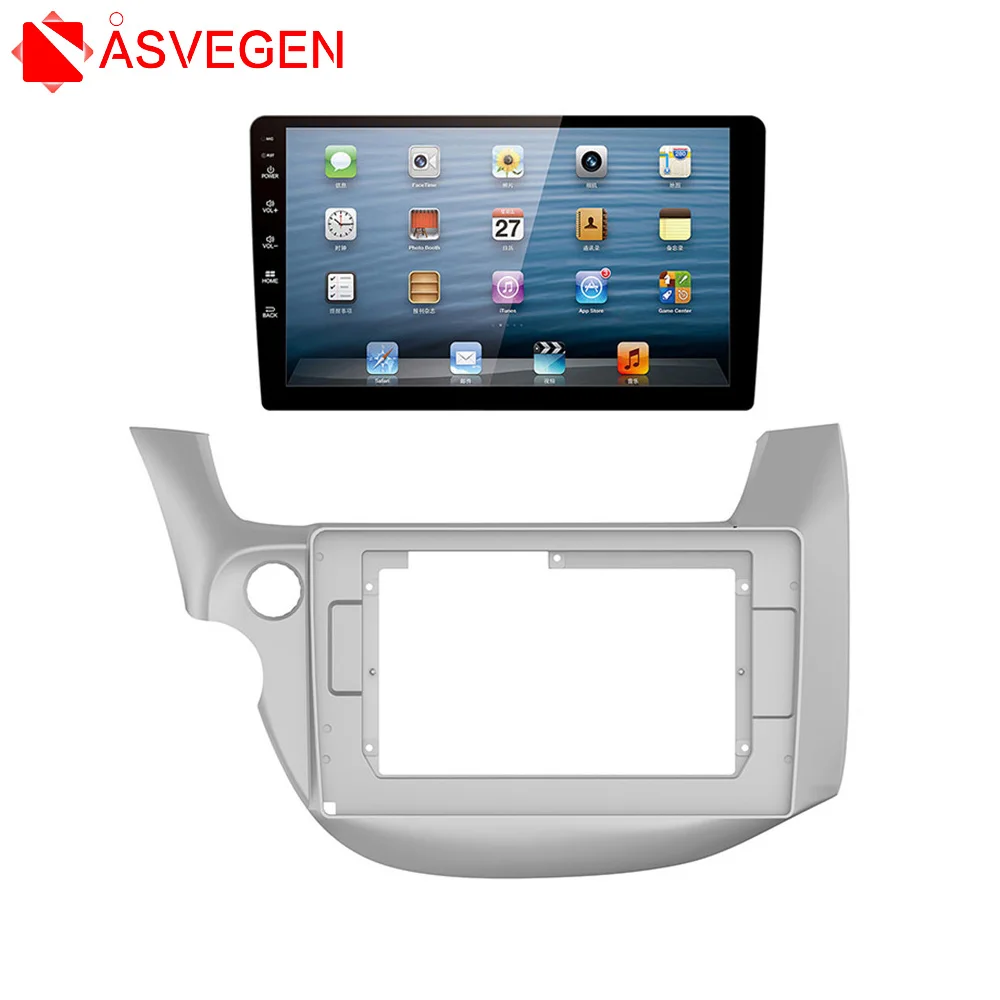 10.1 Inch Car Fascia For Honda Fit 2005-2012 Fascias Audio Fitting Adaptor Panel Frame Kits Car DVD Frame Dashboard