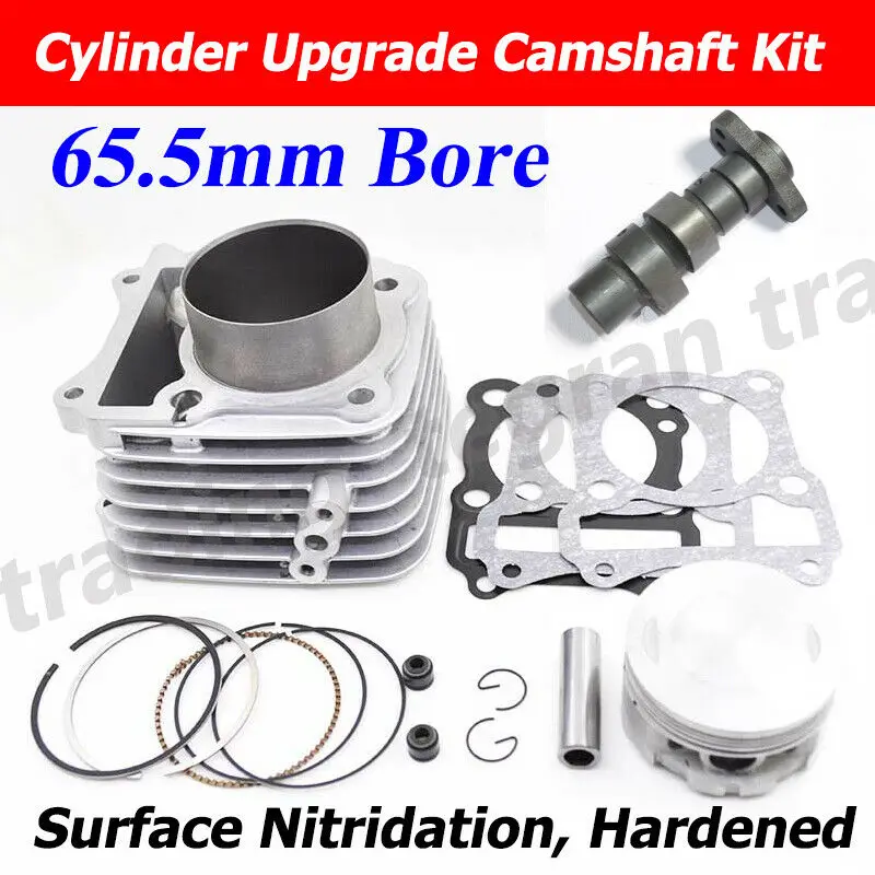 

165cc Big Bore 65.5mm Cylinder Piston Camshaft Kit for Suzuki GN125 EN125 GS125 GZ125 TU125 DR125 Upgrade Power