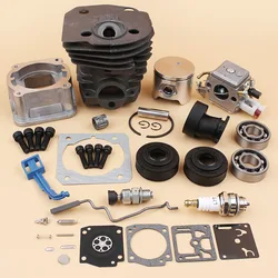 Cylinder Pan Carburetor Bearing Oil Seal Choke Throttle Rod 44mm Kit For HUSQVARNA 340 350 345 Chainsaw Motor Engine Spare Parts