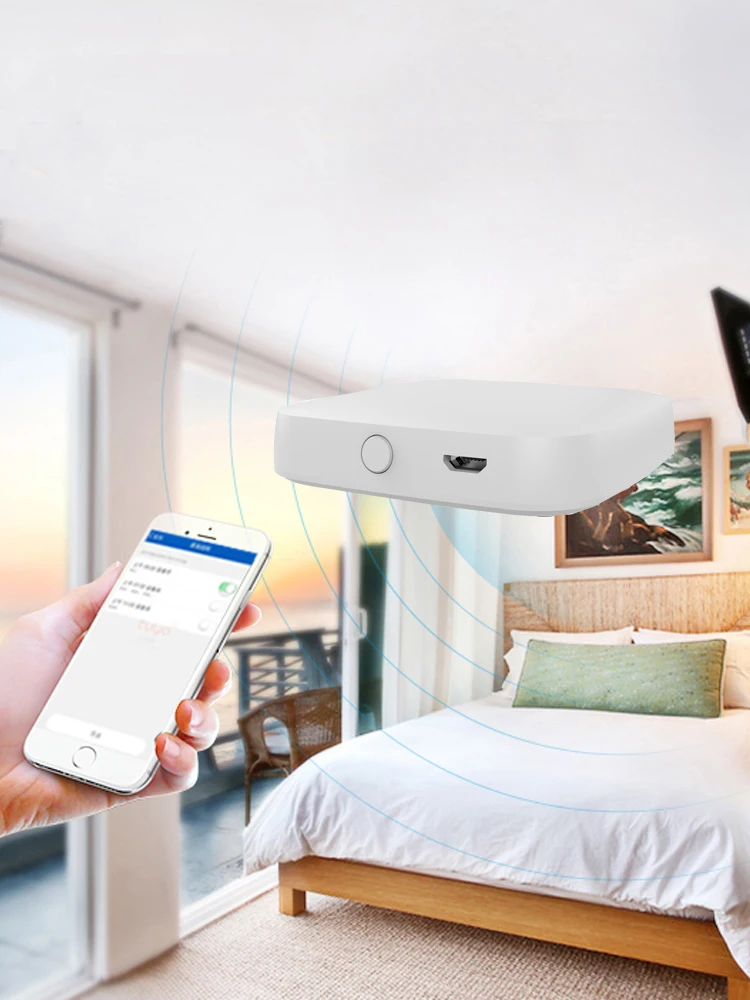 Tuya Smart Leben ZigBee Gateway Wireless Center Control Hub für Alarm Familie Intelligenz System Control Google Alexa Remote