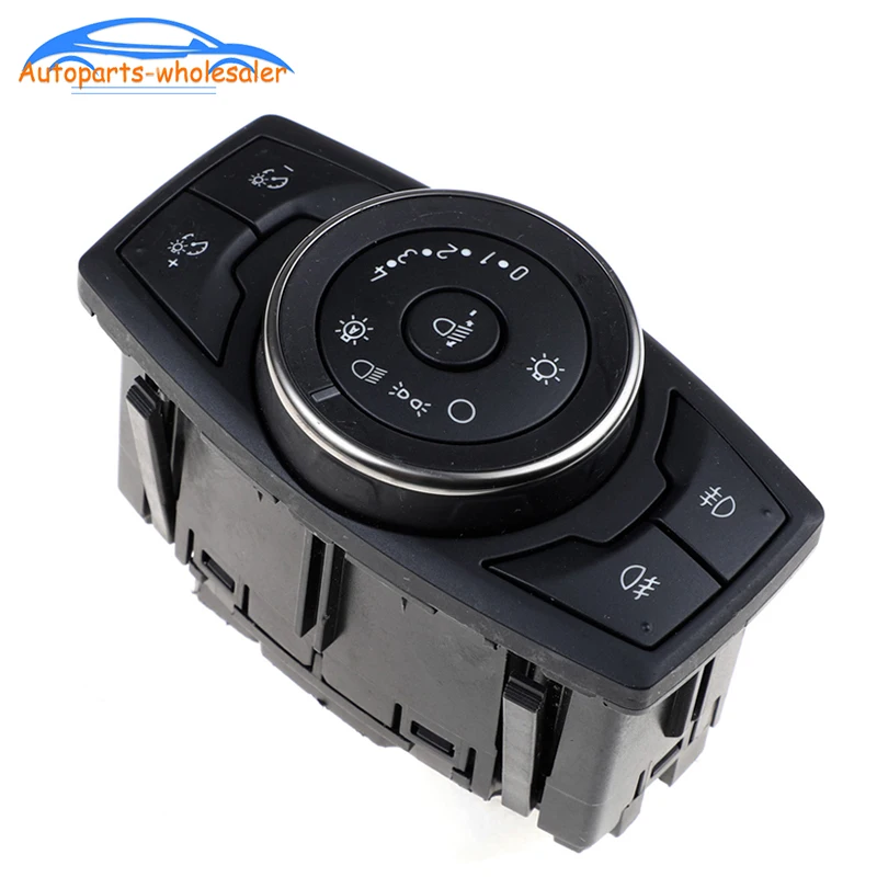 

Car JB3T-13D061-BAW JB3T13D061BAW DG9T-13D061-HDW DG9T13D061HDW For Ford Headlight Fog Light Lamp Control Switch Module Button