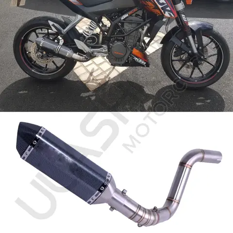 KTM Duke 200 Akrapovic Style Exhaust -AliExpress