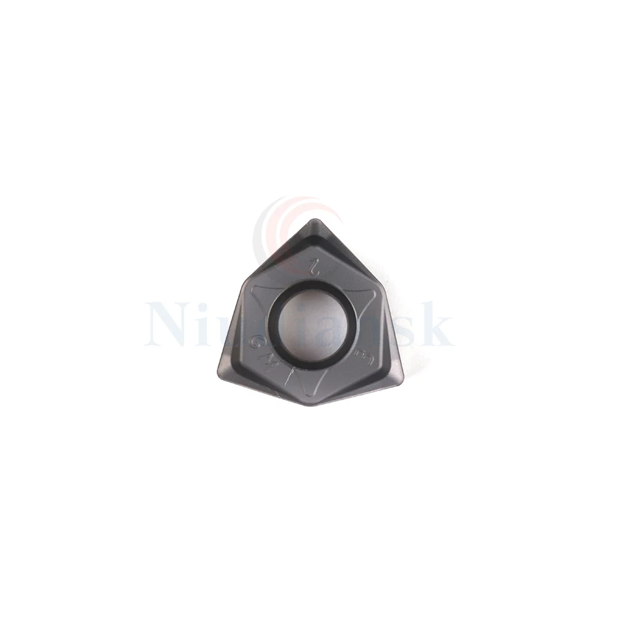 Outil de tournage pour tour CNC WNMU080608EN-GM LF6018, Inserts de fraisage, coupeur, insertion en carbure utilisé pour les pièces en acier inoxydable, 10 pièces