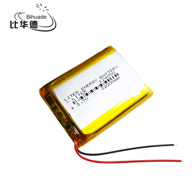 124050 nowy 2021 3.7V 3200MAH litowo-polimerowa LiPo akumulator do Mp3 słuchawki PAD DVD kamera bluetooth