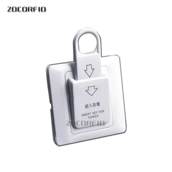 10pcs 86X86mm di Alta Qualità Hotel di Carte Magnetiche Interruttore 220V/25A, interruttore di risparmio energetico, inserire la Chiave per il potere, senza tempo di ritardo