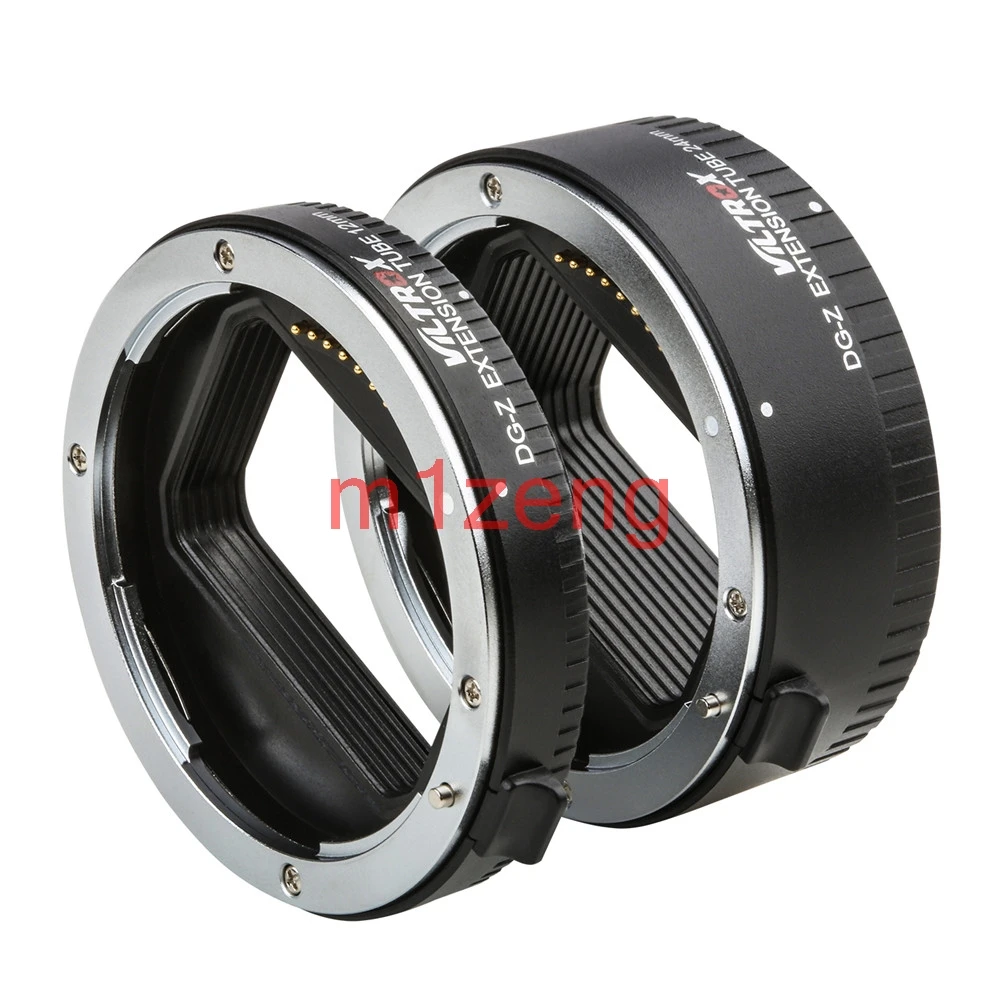 

12mm+24mm Metal auto focus AF macro extension tube Aperture adjust for Nikon z mount z5 z6 z7 Z8 z6ii z7ii z50 mirrorless Camera