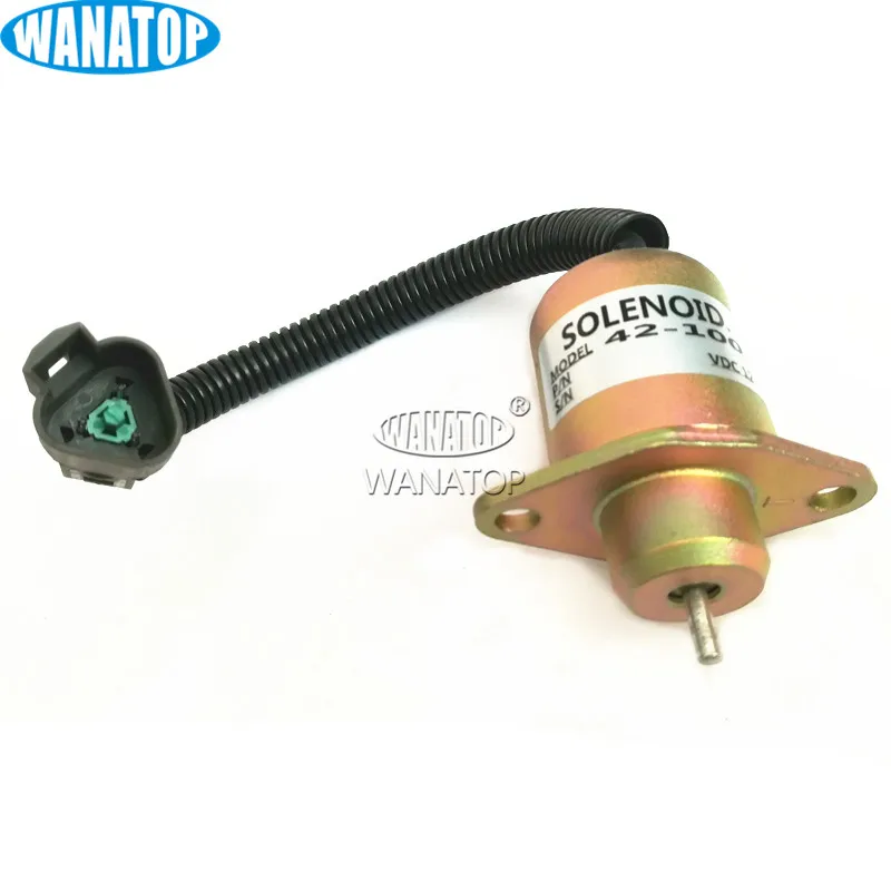 

12V Fuel Shutoff Stop Solenoid Valve 42-100 1500-3076 for Thermo King