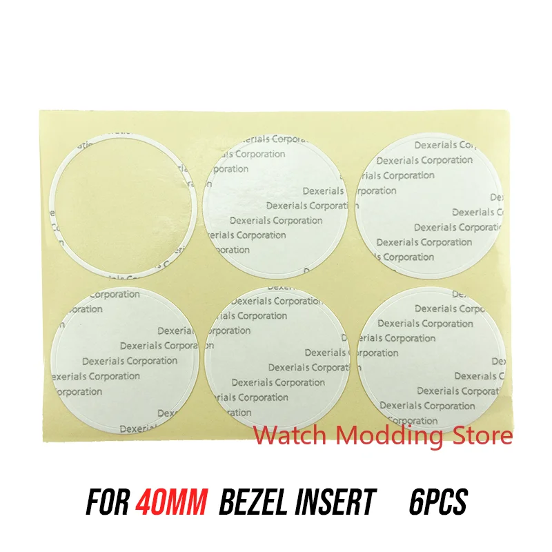 For 40mm Bezel Insert Ring 40MM High Quality Japan Dexerials Adhesive Rings Sticker Double Sided Tape SUB DeepSea Diver