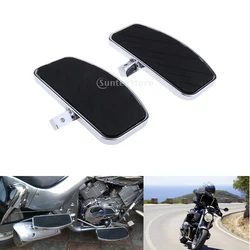 2pcs Black Front Rider Foot Pedals for Honda VF 250 750 for Yamaha V-STAR DragStar 650 XV Foot Rest Pegs Footboard