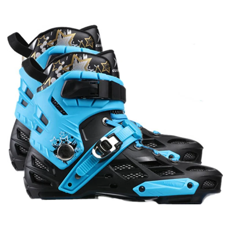 Xuanwu erwachsene roller skates rollschuhe rollschuhe männer und frauen gerade row geschwindigkeit skating blume flache schuhe racing schuhe