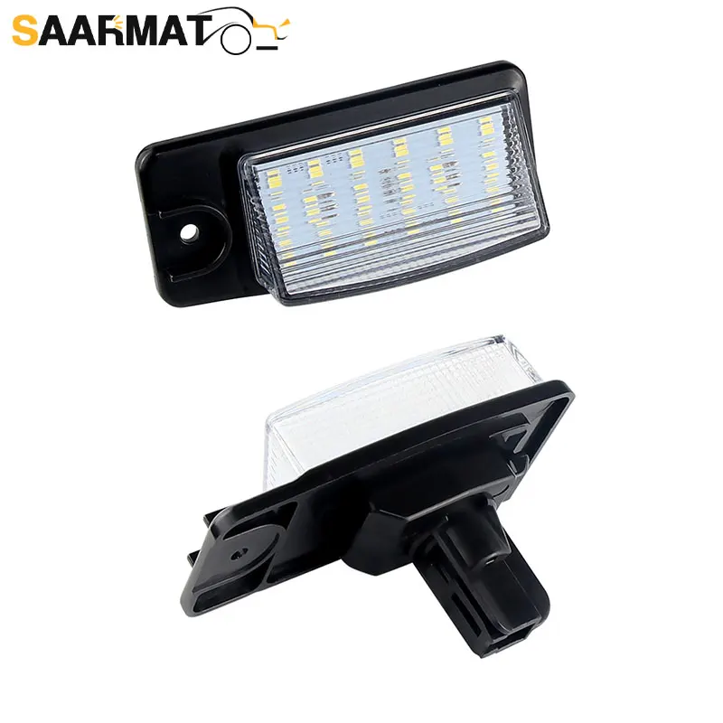 2pcs Car LED License Number Plate Light for Infiniti EX25 EX35 EX37 QX50 FX35 FX37 FX50 QX70 for Nissan X-Trail(T32) Murano