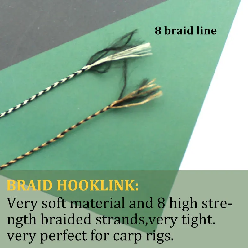 20m Carp Fishing Line Hair Rigs Making Accessories Carp Braided Line For Carp Coarse Soft Fishing Hooklink Carp Tackle Equipment