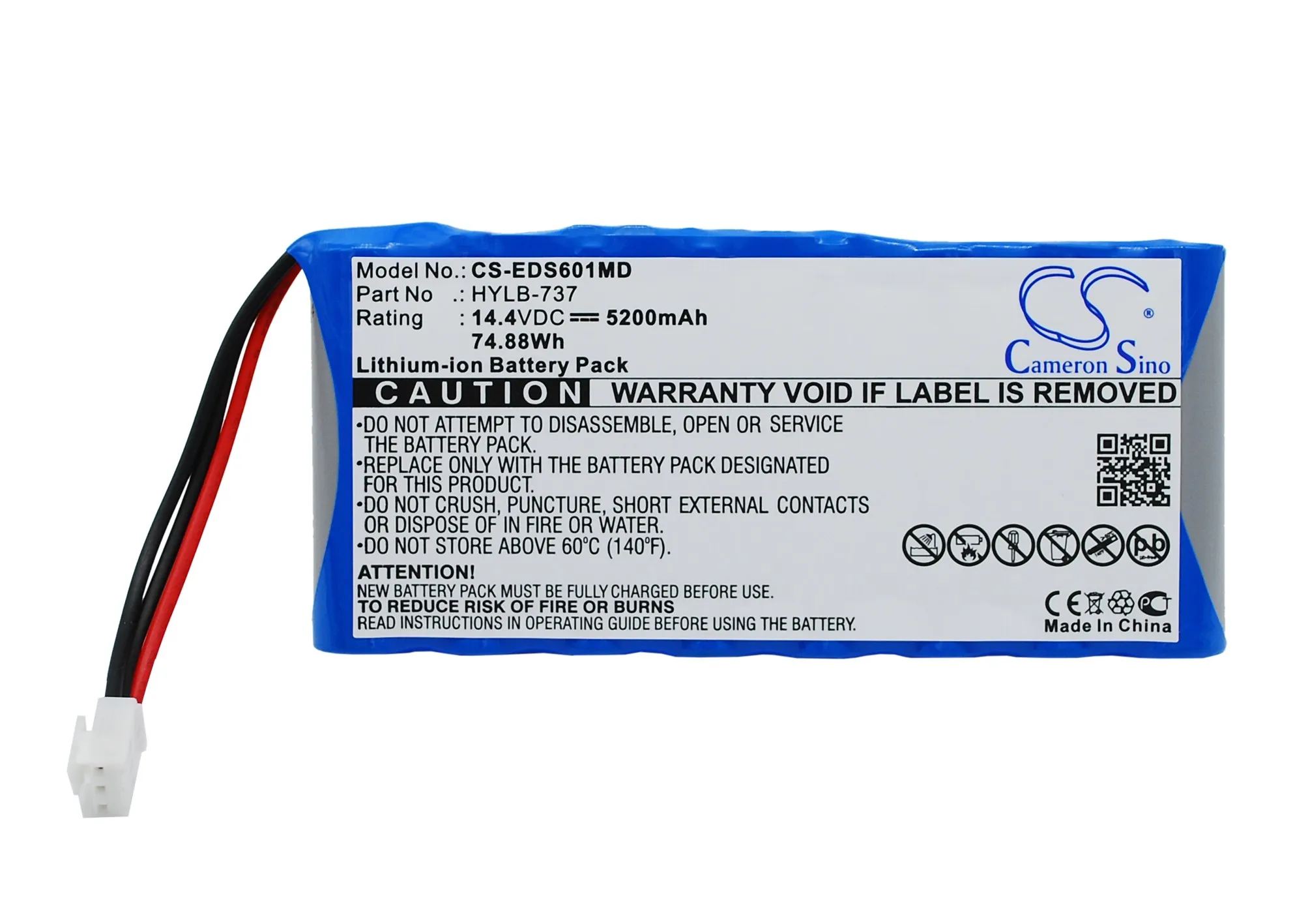 

Battery for Baxter Healthcare 100DKO, 8426, UGLY 8, , 6.0V/mA