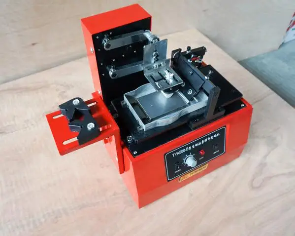 Milieu Desktop Elektrische Pad Printer Ronde Pad Drukmachine Inkt Printer Warmte Drukmachine YM600-B