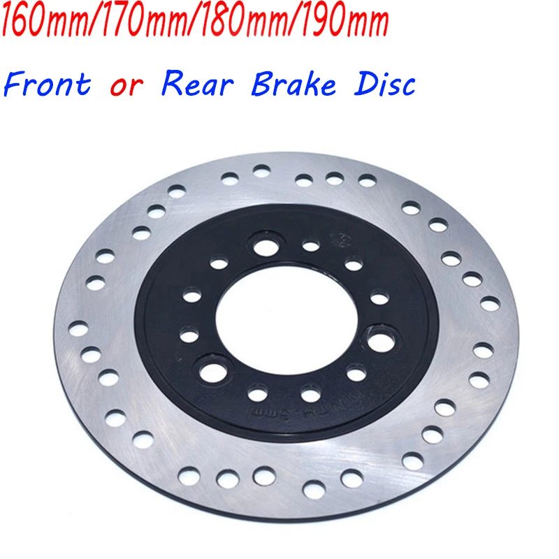 160 170 180 190mm Front or Rear Brake Disc Inner Hole 58mm for Chinese GY6 Scooter I Motorcycle ATV Moped Go Kart Spare Parts