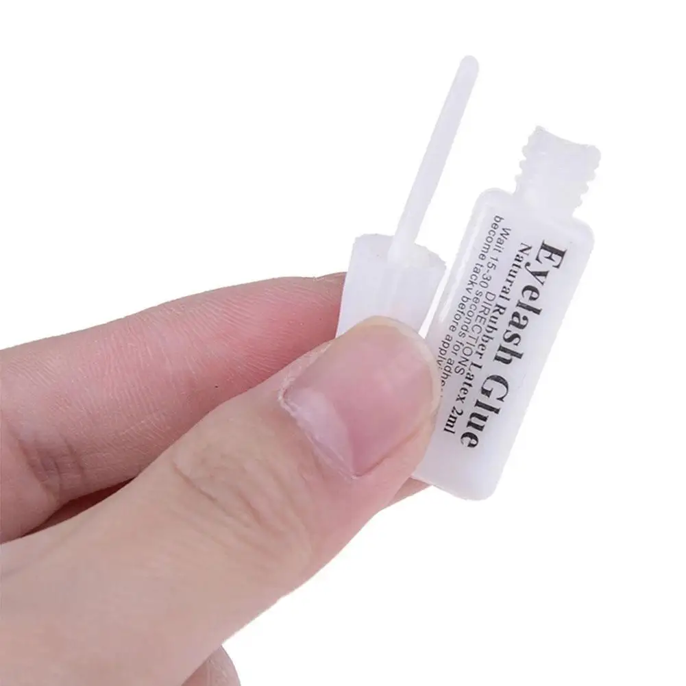 2ml Waterproof Long Lasting Eyelash Glue Quick Dry Strong False Eyelash Extension Glue Soft Adhesive For Lashes Grafting - Image 2