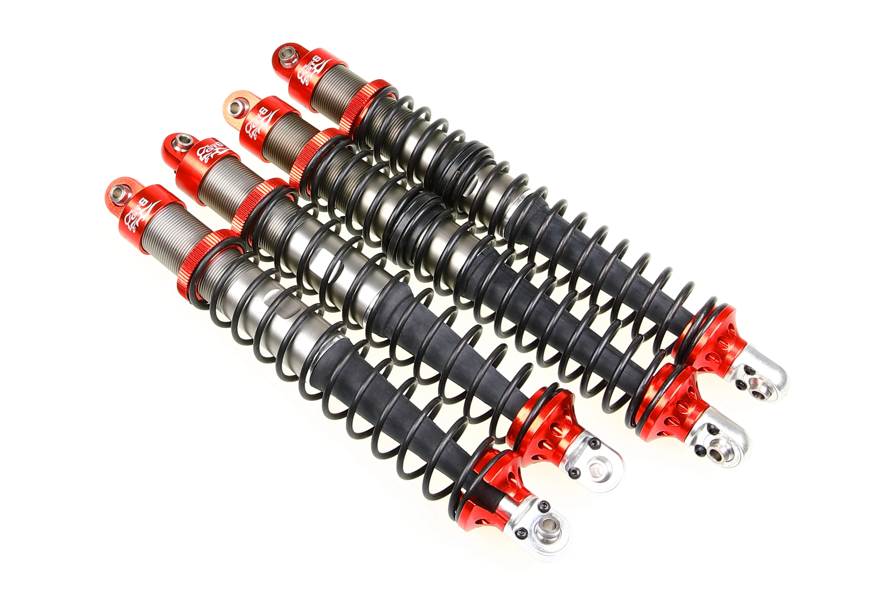 GTBracing CNC Aluminum Hard-anodized 7075 Suspenion Shock Absorber 6MM for Baja 5b  ss  5sc 4PCS/SET