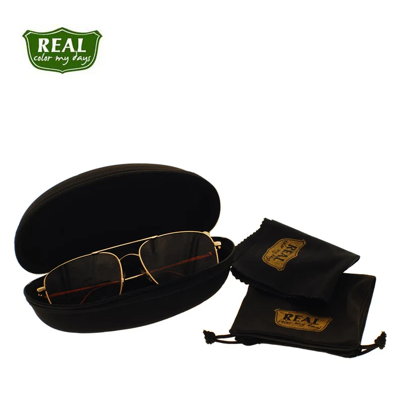 Square Metal Polarized Sunglasses Double Bridge Frame Men Driving Sun Glasses With Case SG002245