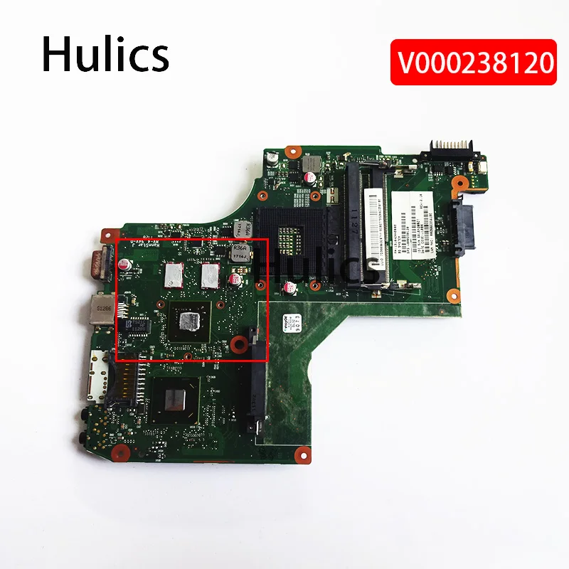 

Hulics Used V000238120 6050A2448001-MB-A02 HM65 W N12P-GV-S-A1 For Toshiba C600 C640 NoteBook PC Laptop Motherboard