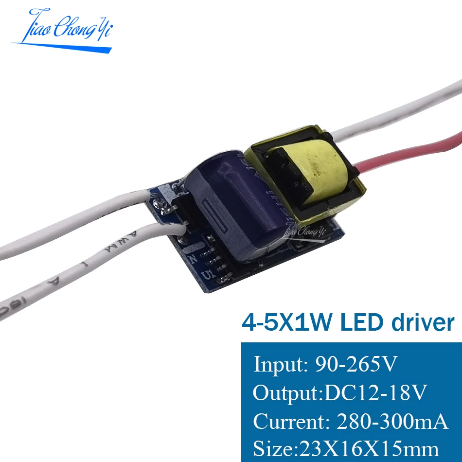 LED Driver 300mA Board 1-3W 4-5W 4-7W 8-12W 18-25W 25-36W LED Power Supply Unit Lighting Transformers For driver led Light