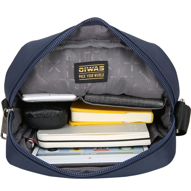 Oiwas hochwertige wasserdichte Herren Umhängetasche Mini Business Umhängetaschen reisen Messenger Sling Pack lässige Handtaschen – Detail 15